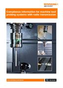 Compliance information for machine tool probing systems with radio transmission